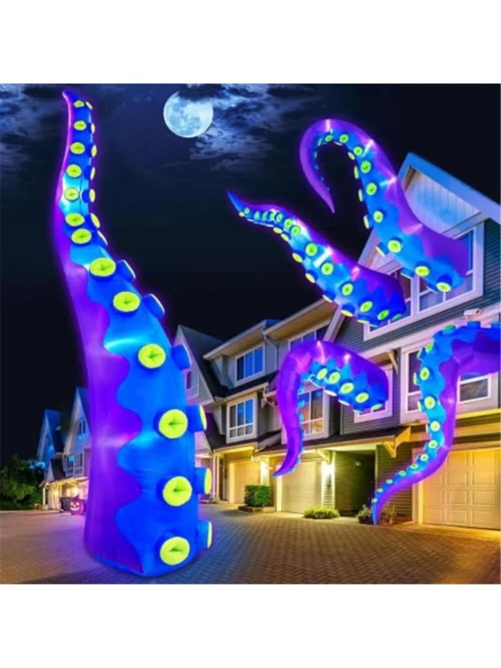 1PCS 14FT Giant Halloween Inflatables Octopus Tentacles, Huge Halloween